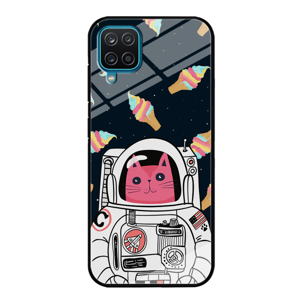 Astrocat in Planet of Ice Cream Samsung Galaxy A12 Case