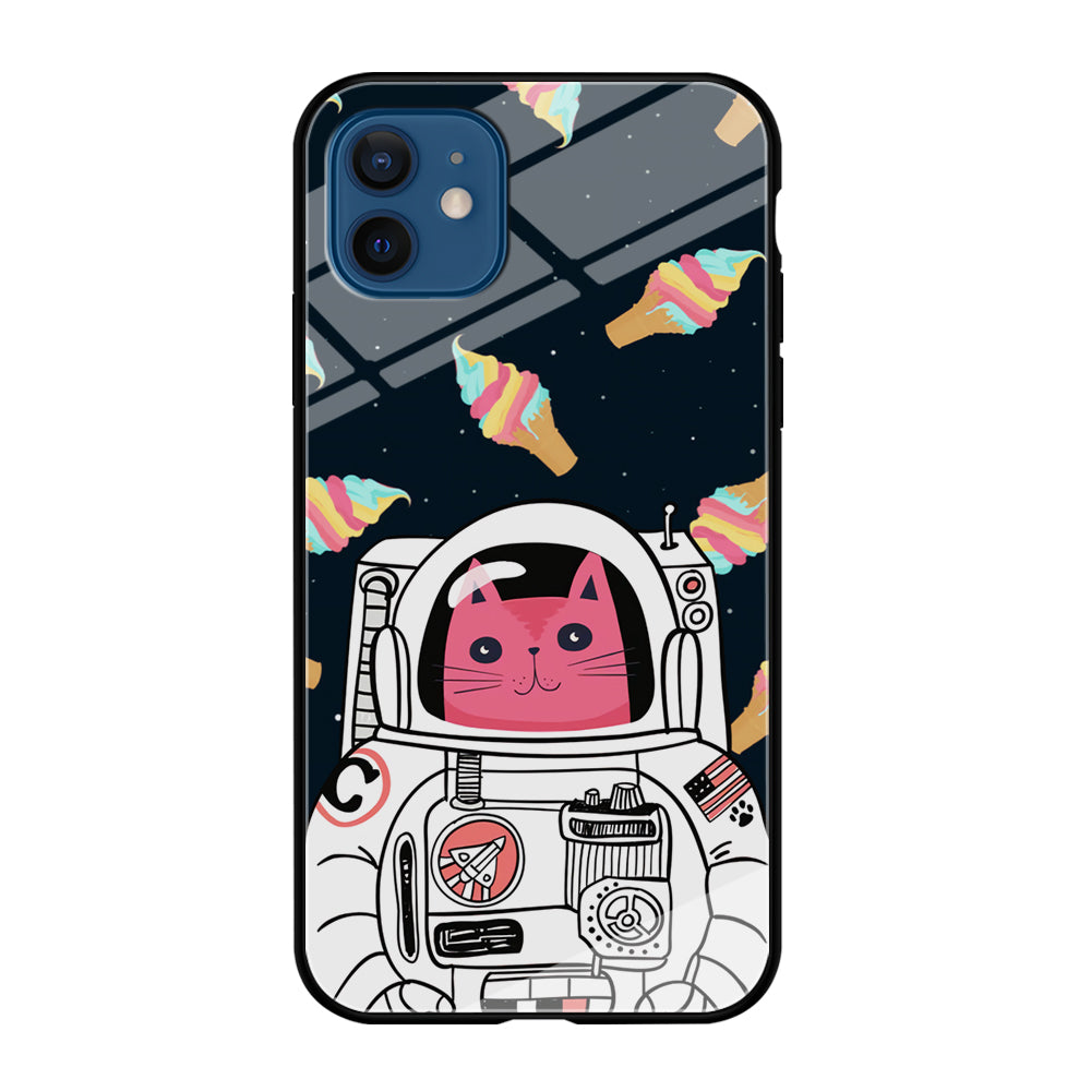 Astrocat in Planet of Ice Cream iPhone 12 Case