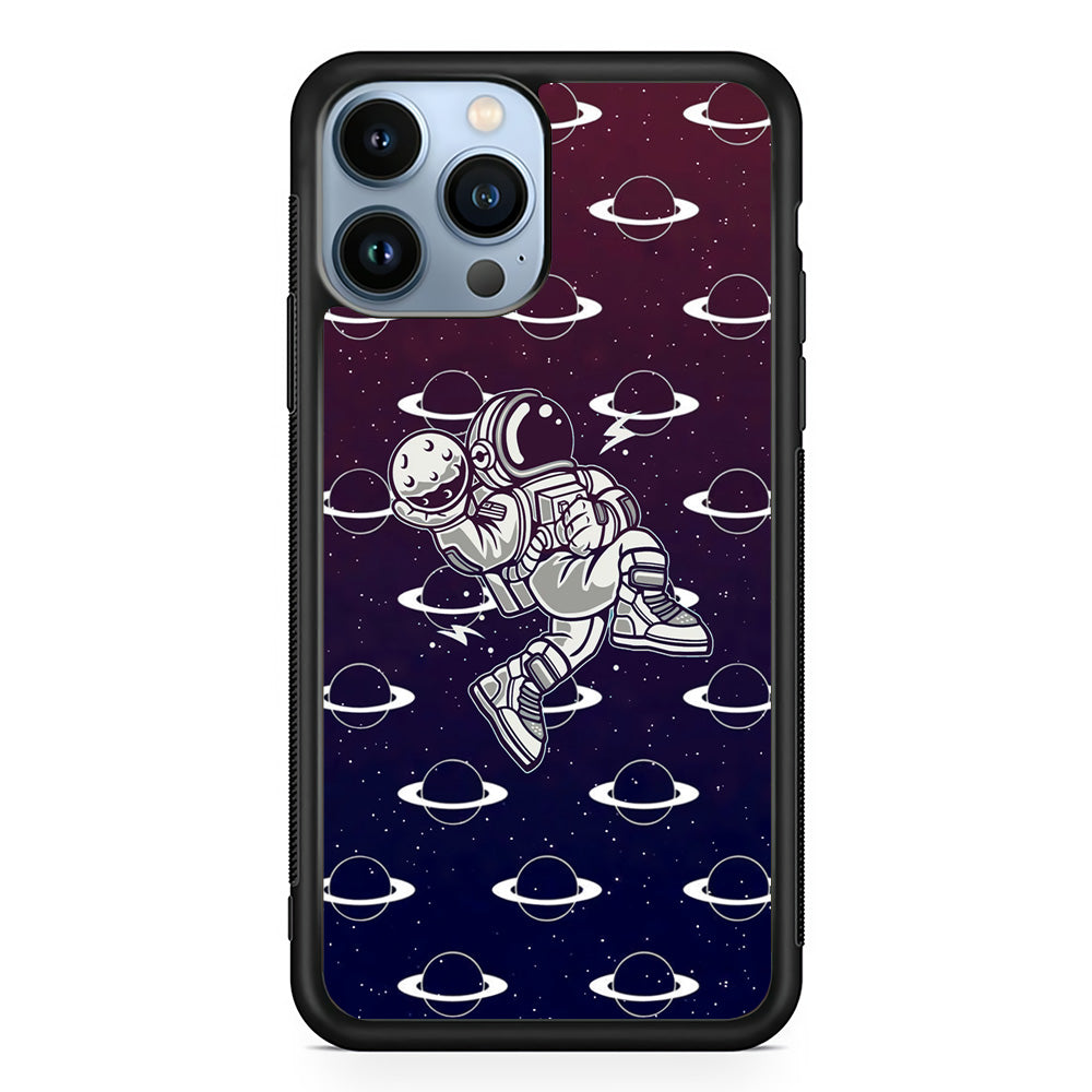 Astronaut Jump and Slam iPhone 13 Pro Max Case