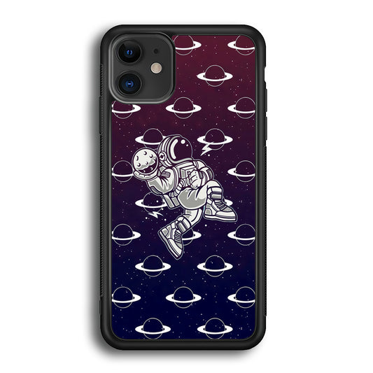 Astronaut Jump and Slam iPhone 12 Case