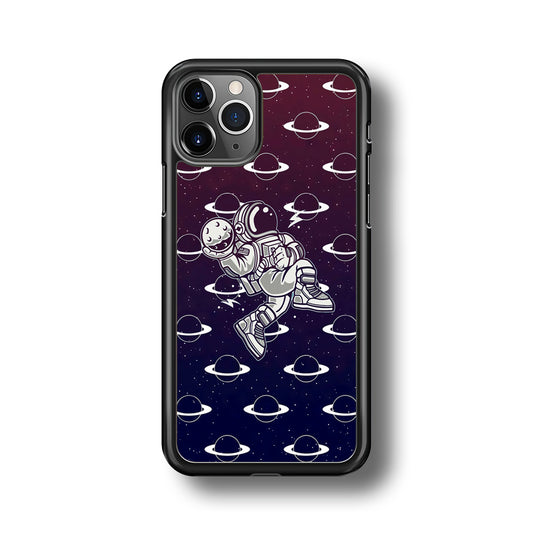 Astronaut Jump and Slam iPhone 11 Pro Case