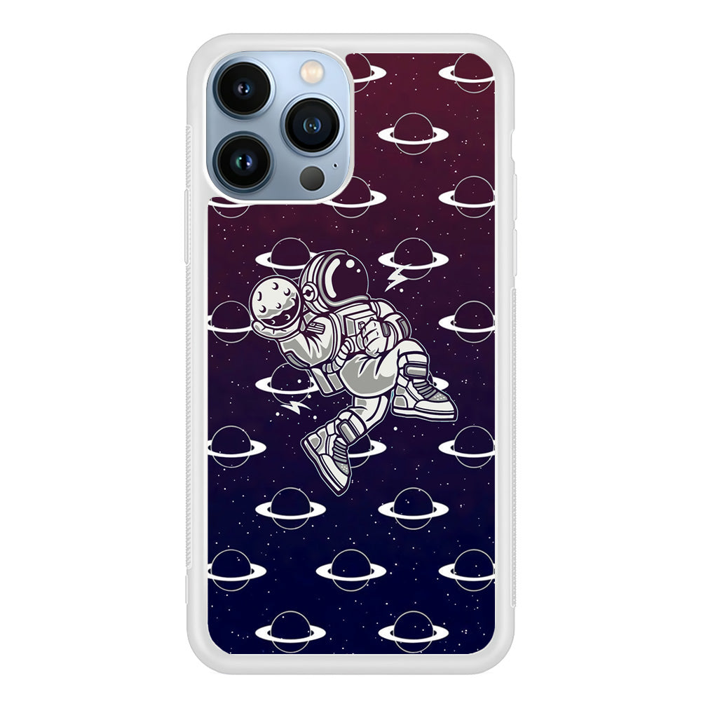 Astronaut Jump and Slam iPhone 13 Pro Max Case