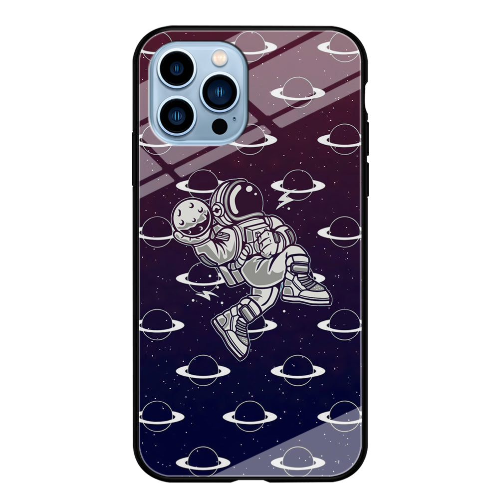 Astronaut Jump and Slam iPhone 13 Pro Max Case