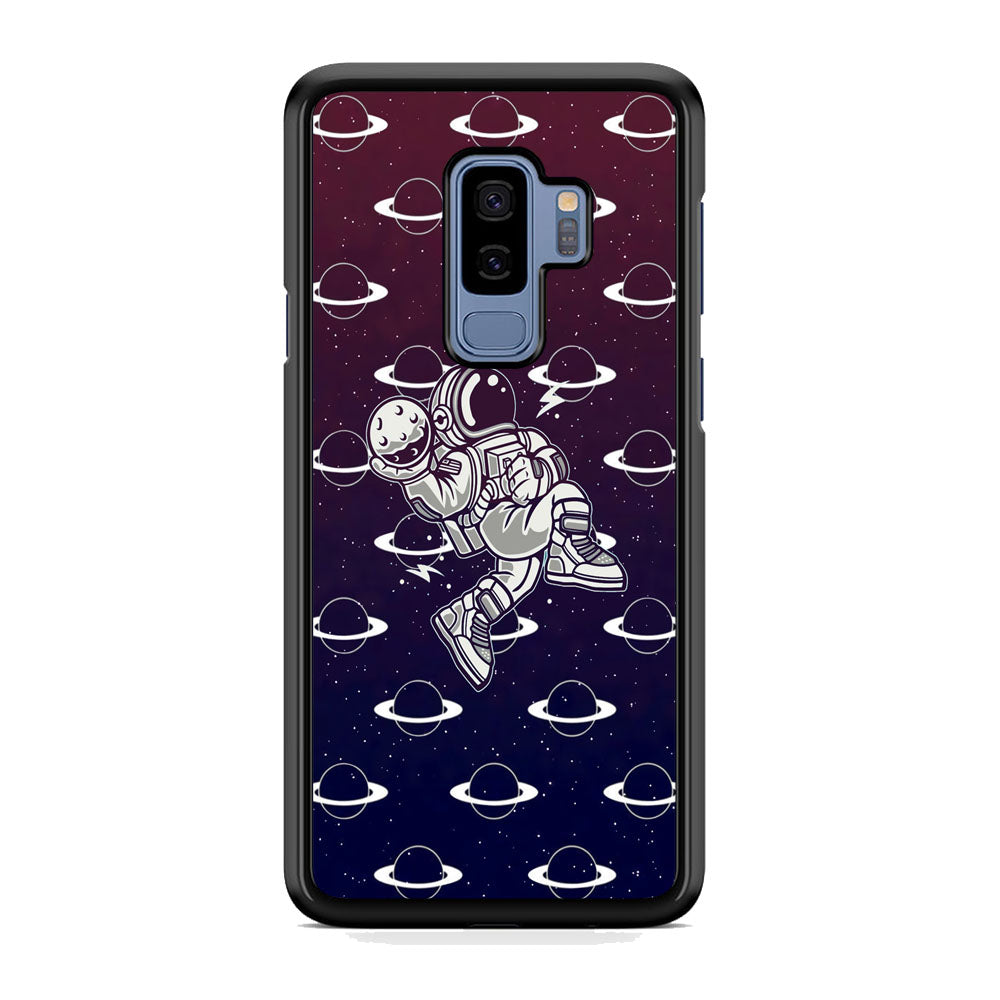 Astronaut Jump and Slam Samsung Galaxy S9 Plus Case