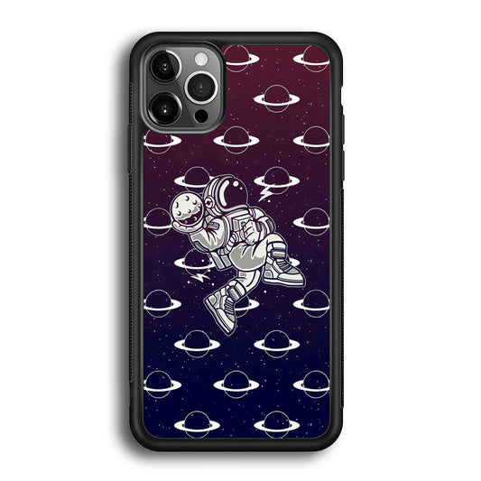 Astronaut Jump and Slam iPhone 12 Pro Max Case