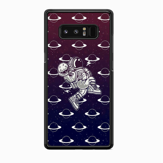 Astronaut Jump and Slam Samsung Galaxy Note 8 Case