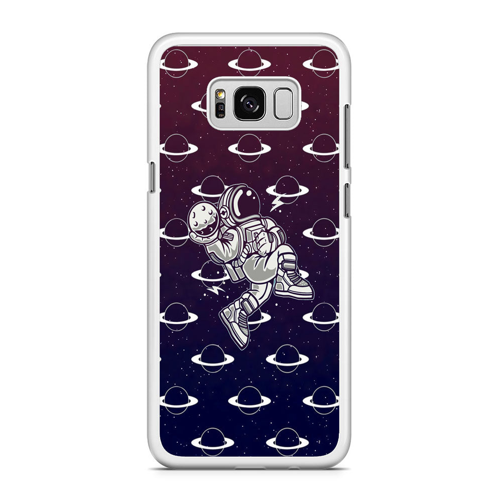 Astronaut Jump and Slam Samsung Galaxy S8 Plus Case