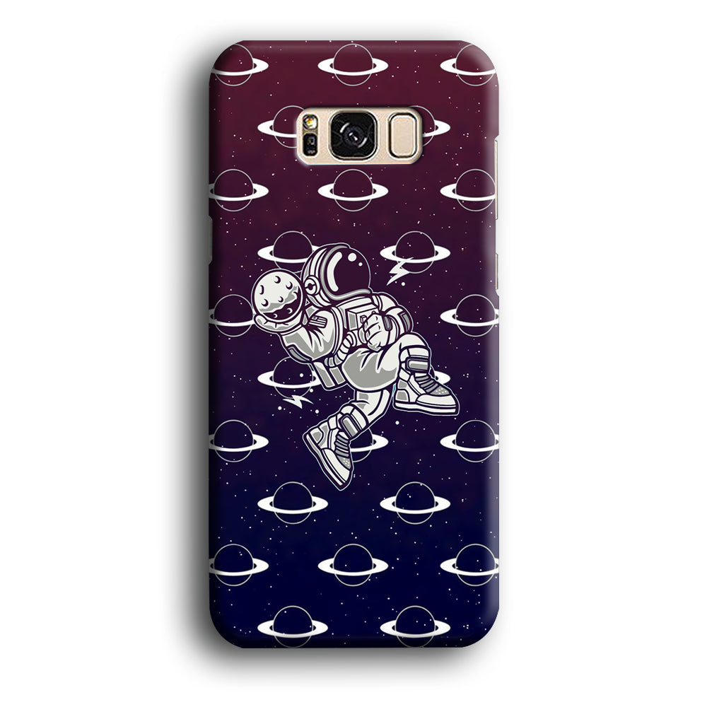 Astronaut Jump and Slam Samsung Galaxy S8 Plus Case