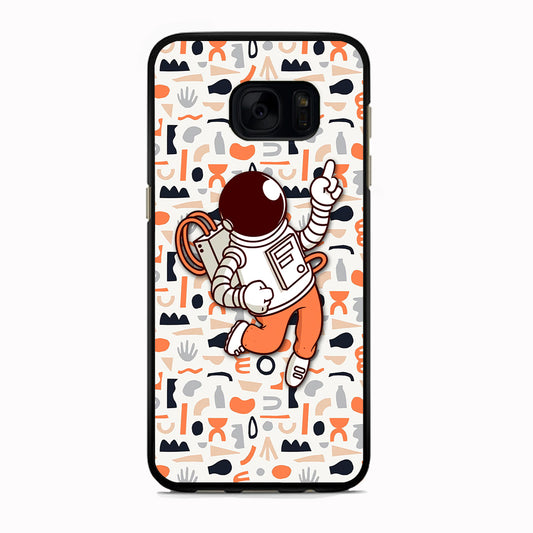 Astronauts Entertainment at Work Samsung Galaxy S7 Edge Case