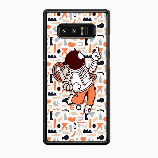 Astronauts Entertainment at Work Samsung Galaxy Note 8 Case