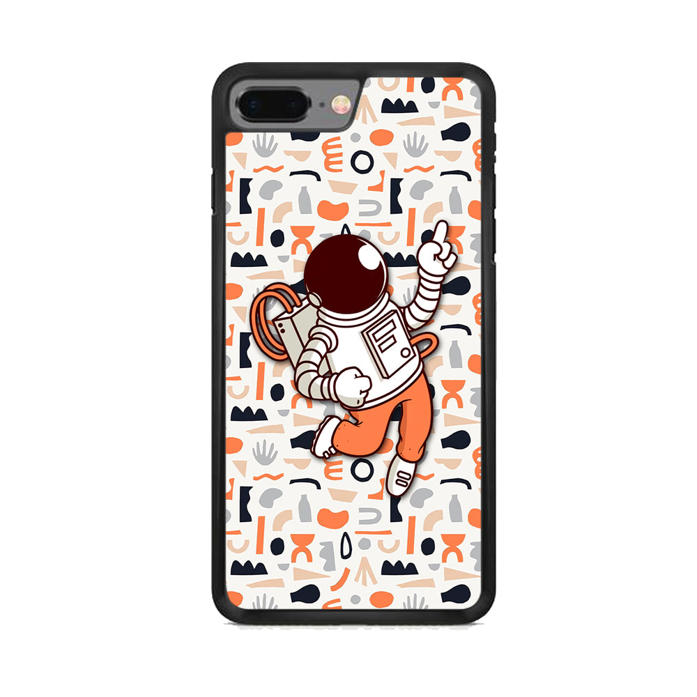 Astronauts Entertainment at Work iPhone 7 Plus Case