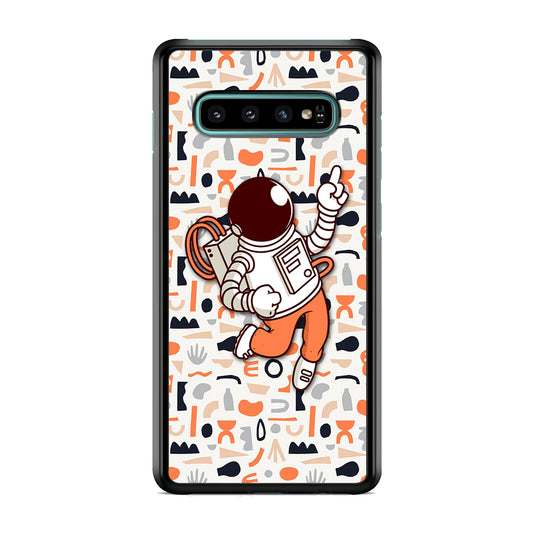 Astronauts Entertainment at Work Samsung Galaxy S10 Case
