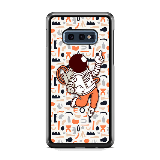 Astronauts Entertainment at Work Samsung Galaxy S10E Case