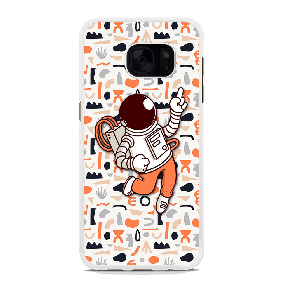 Astronauts Entertainment at Work Samsung Galaxy S7 Edge Case