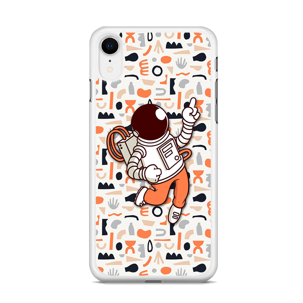 Astronauts Entertainment at Work iPhone XR Case