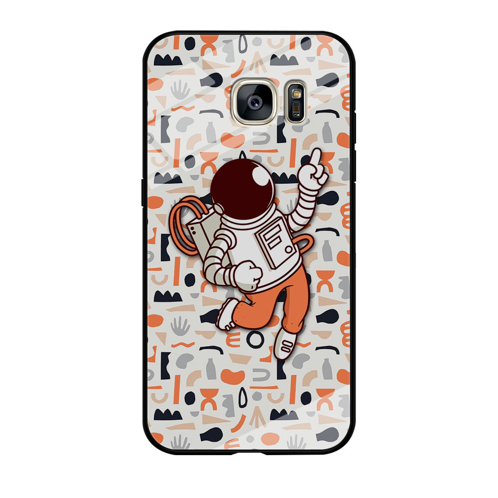 Astronauts Entertainment at Work Samsung Galaxy S7 Edge Case