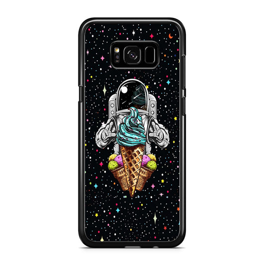 Astronauts Ice Cream Chaser Samsung Galaxy S8 Case