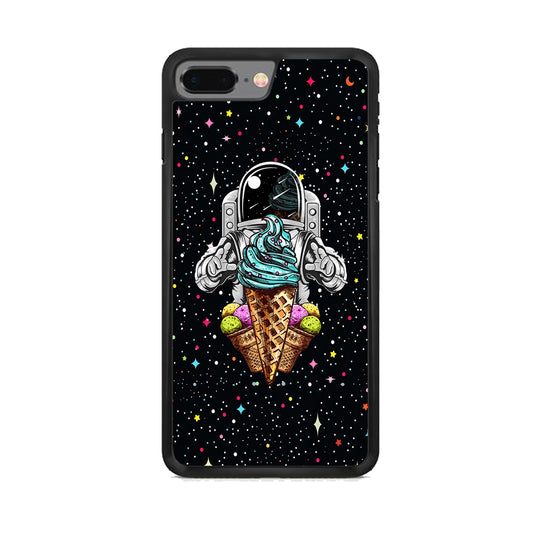 Astronauts Ice Cream Chaser iPhone 8 Plus Case