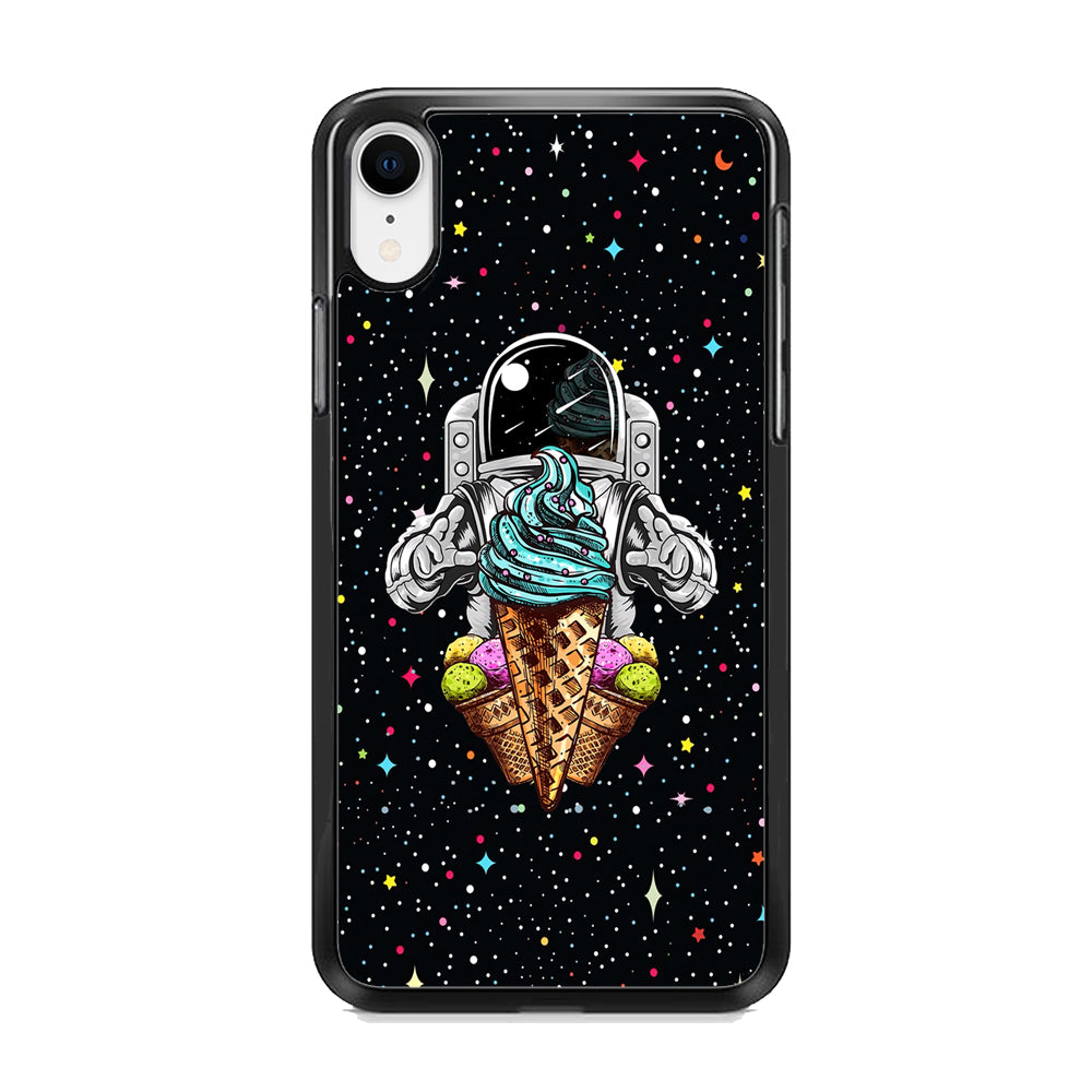 Astronauts Ice Cream Chaser iPhone XR Case