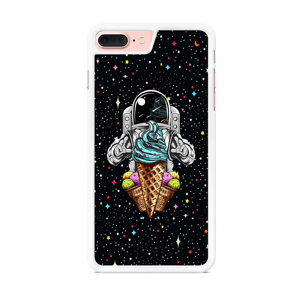 Astronauts Ice Cream Chaser iPhone 7 Plus Case