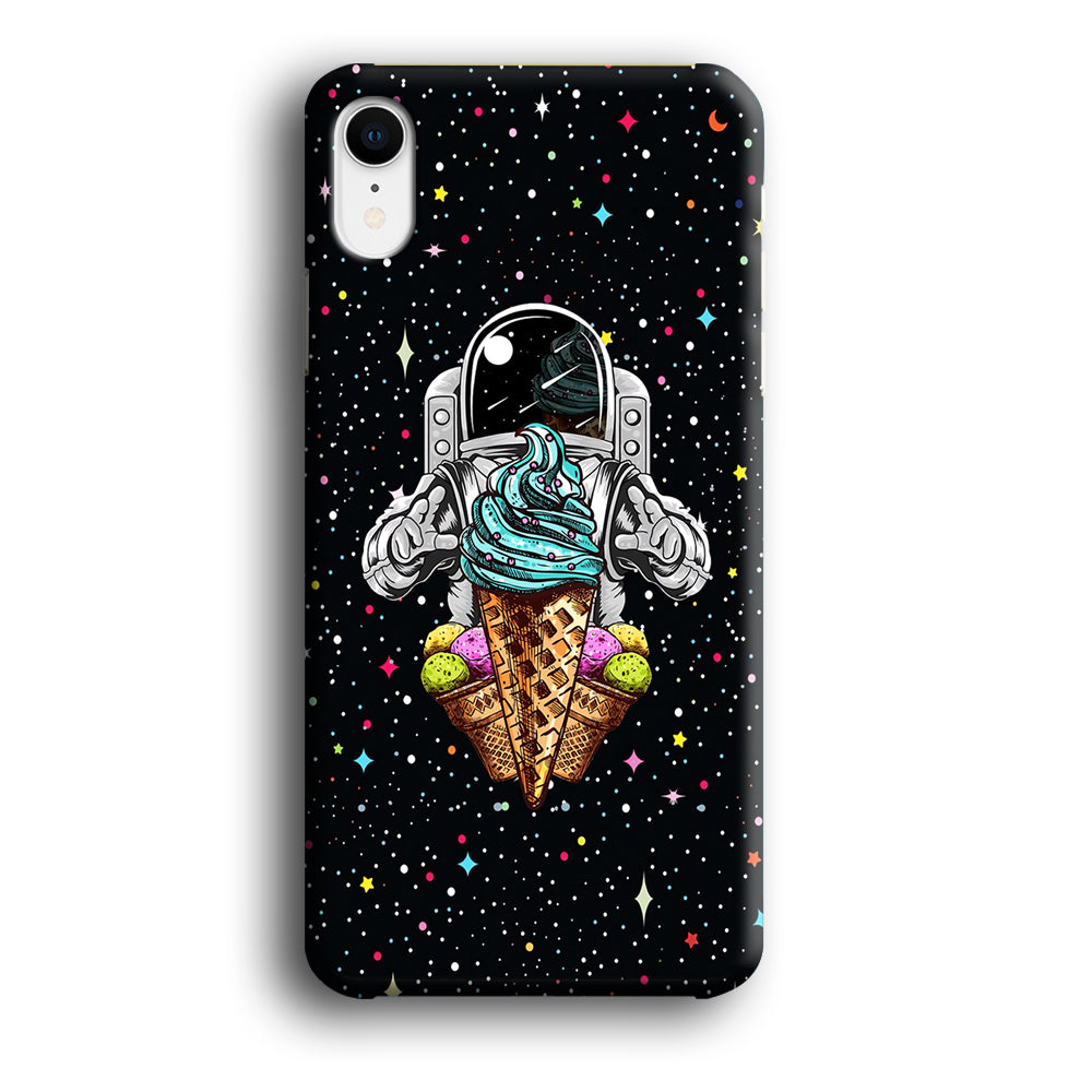 Astronauts Ice Cream Chaser iPhone XR Case