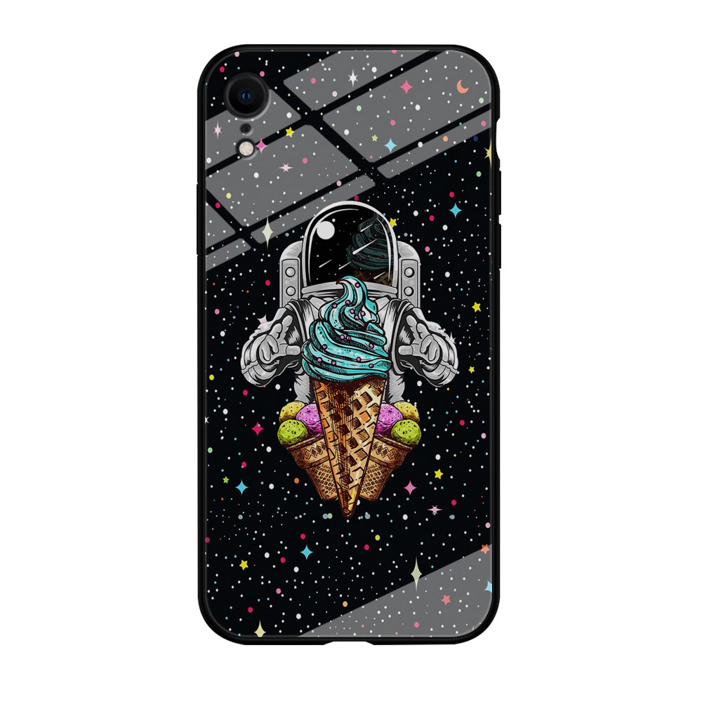 Astronauts Ice Cream Chaser iPhone XR Case