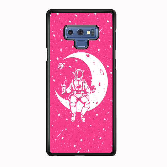 Astronauts Mealtime at The Moon Samsung Galaxy Note 9 Case