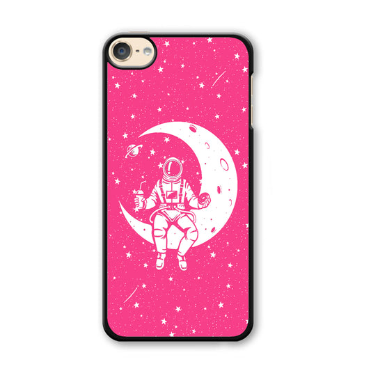 Astronauts Mealtime at The Moon iPod Touch 6 Case - Carneyforia