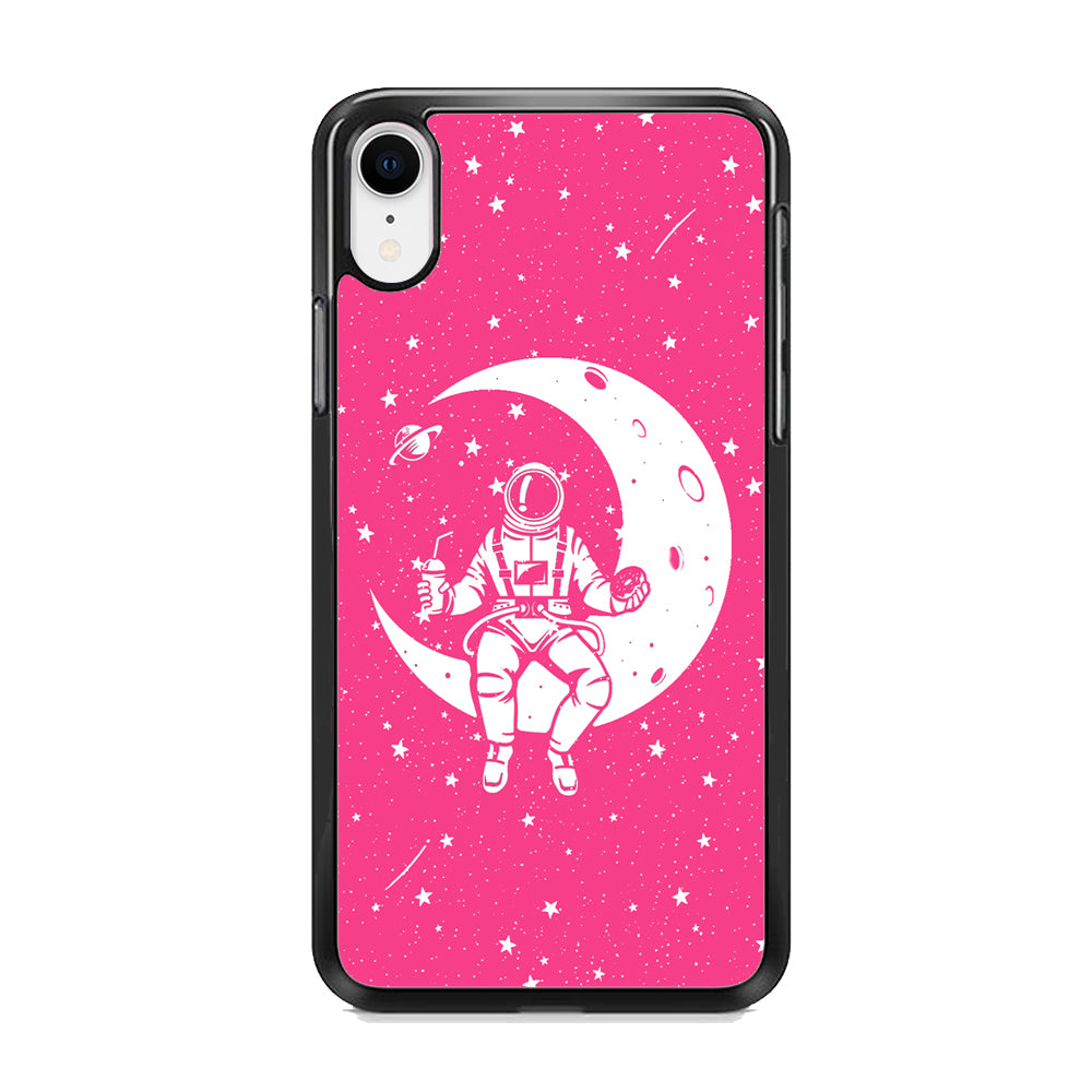 Astronauts Mealtime at The Moon iPhone XR Case