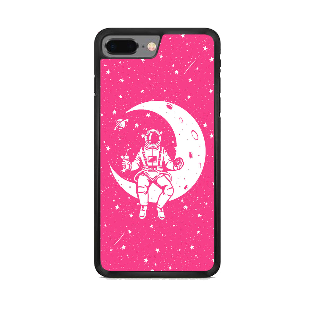 Astronauts Mealtime at The Moon iPhone 7 Plus Case