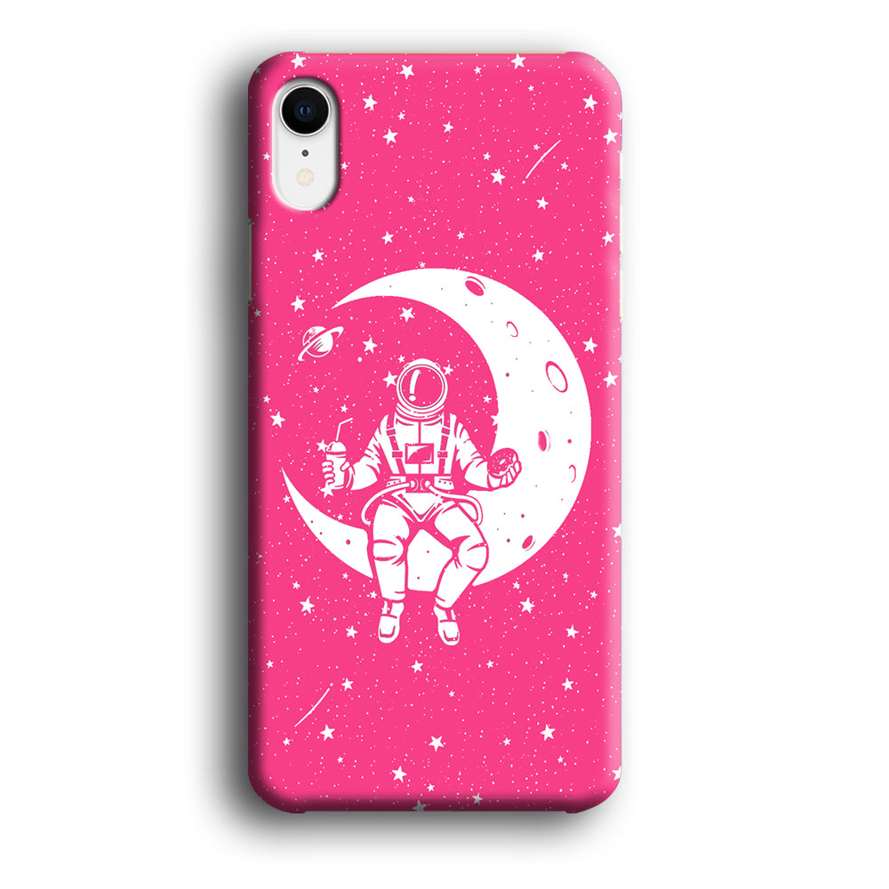 Astronauts Mealtime at The Moon iPhone XR Case