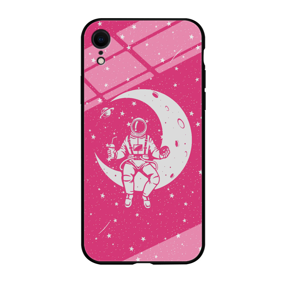 Astronauts Mealtime at The Moon iPhone XR Case