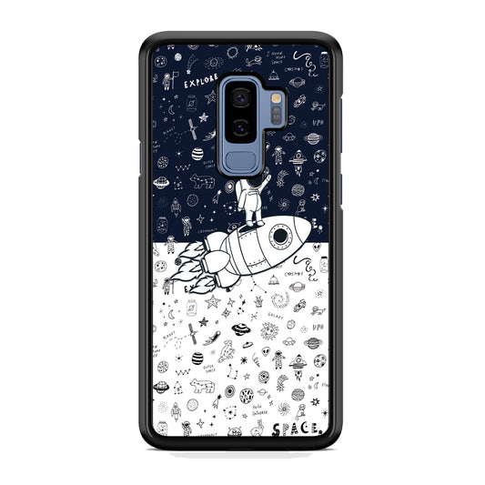 Astronauts Rocket Launcher Samsung Galaxy S9 Plus Case