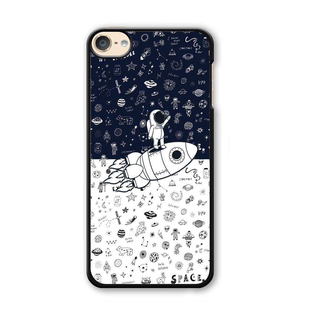 Astronauts Rocket Launcher iPod Touch 6 Case - Carneyforia