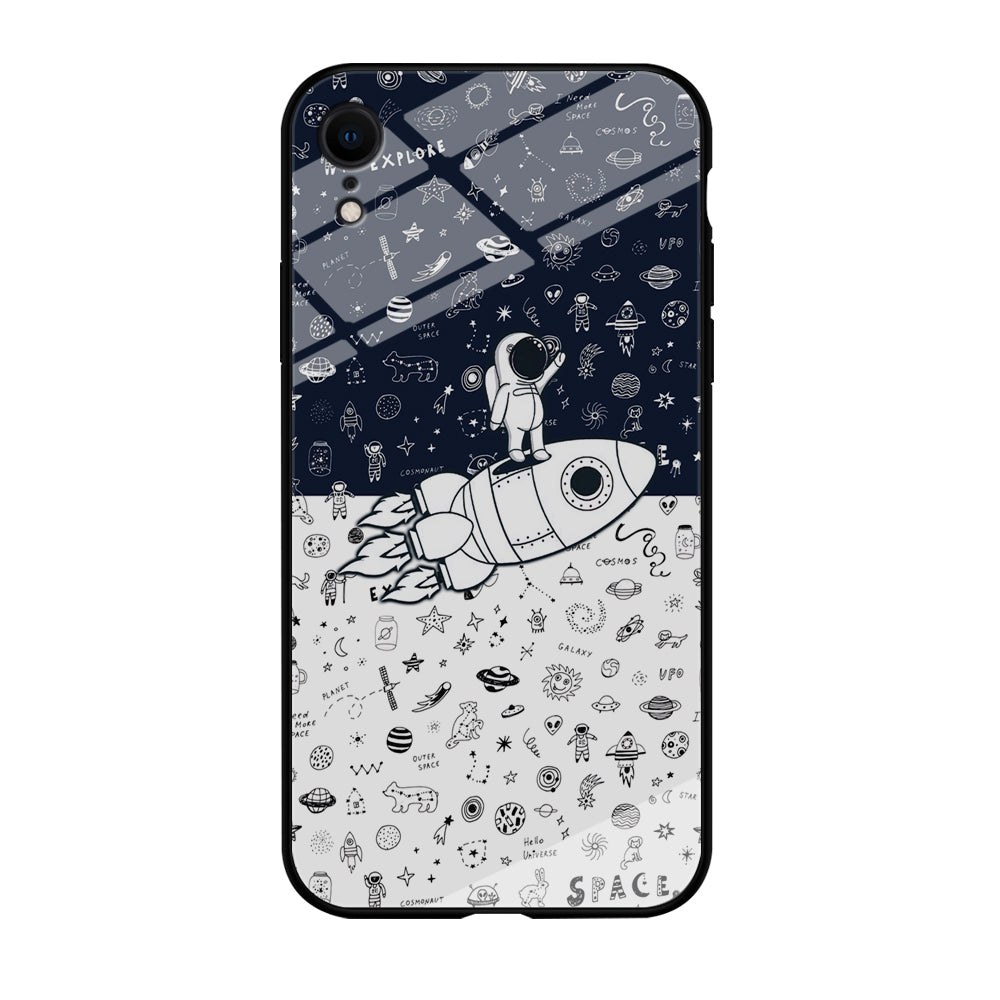 Astronauts Rocket Launcher iPhone XR Case