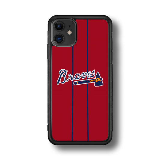 Atlanta Braves Red Light iPhone 11 Case