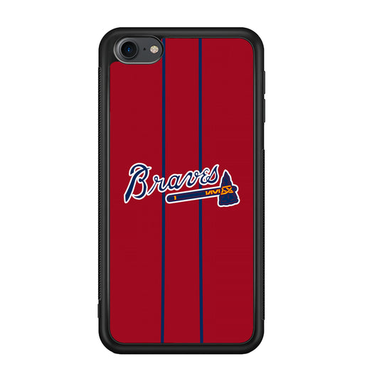 Atlanta Braves Red Light iPod Touch 6 Case - Carneyforia