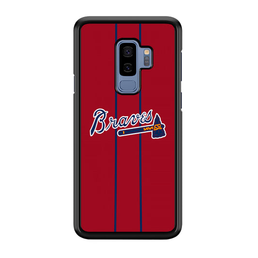 Atlanta Braves Red Light Samsung Galaxy S9 Plus Case