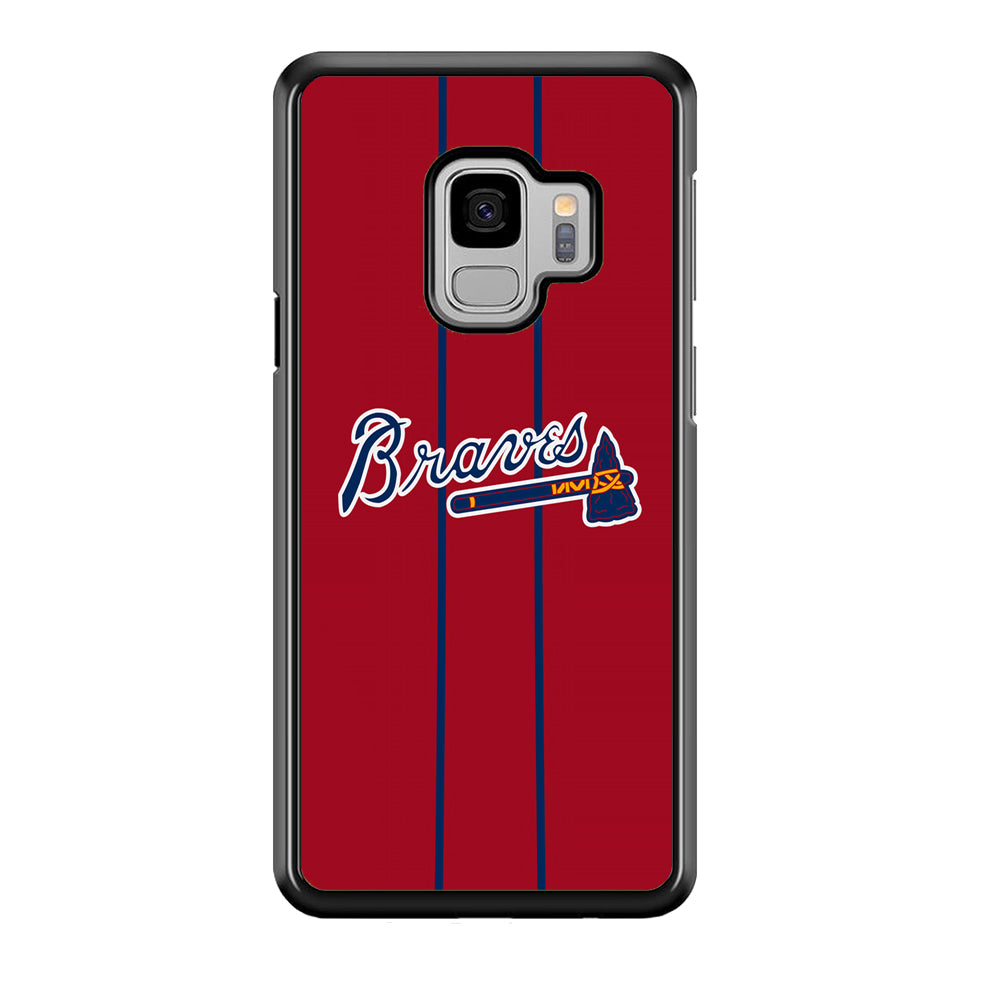 Atlanta Braves Red Light Samsung Galaxy S9 Case