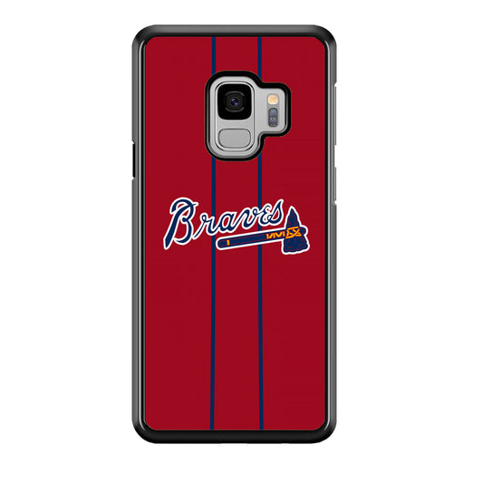 Atlanta Braves Red Light Samsung Galaxy S9 Case