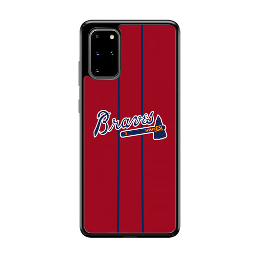 Atlanta Braves Red Light Samsung Galaxy S20 Plus Case