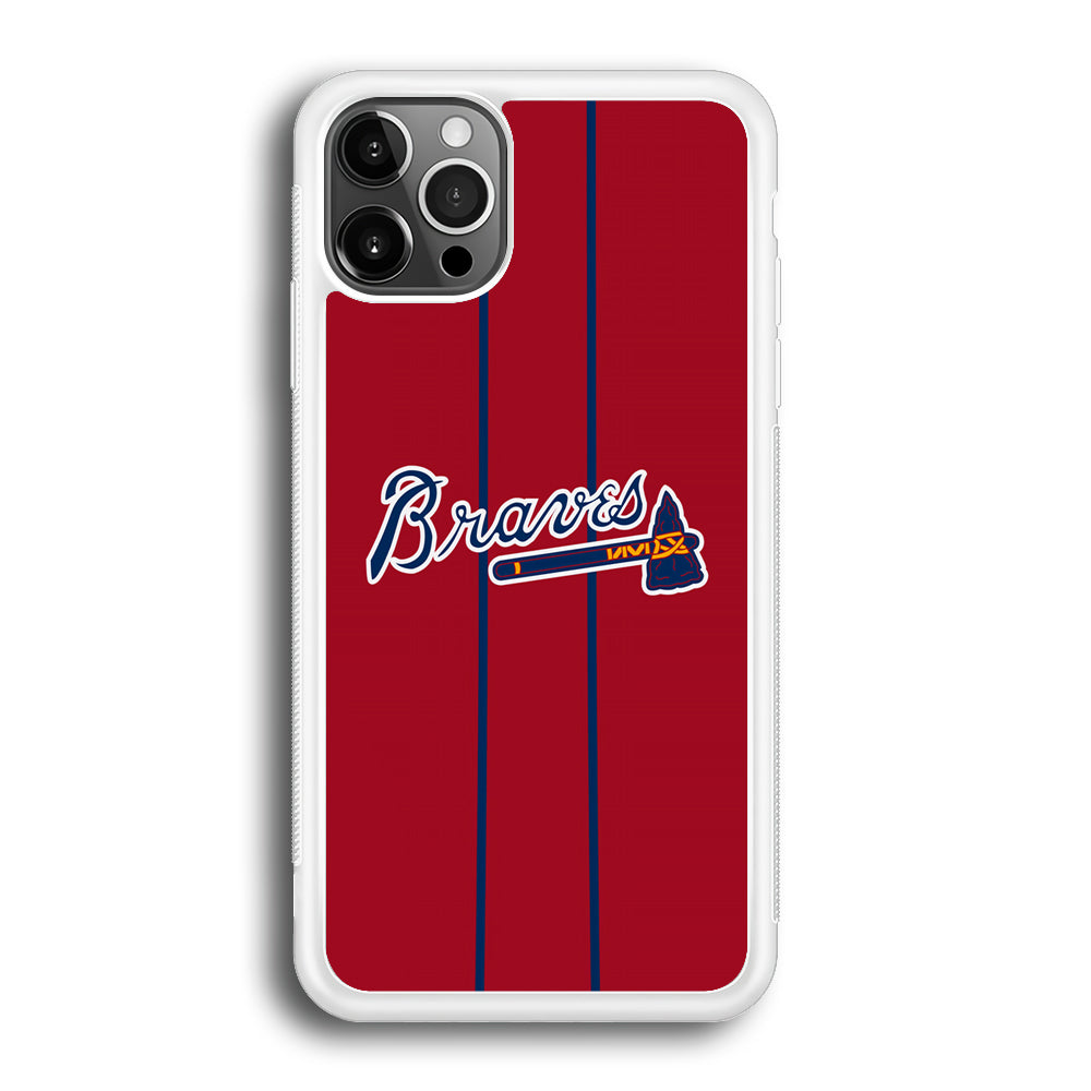 Atlanta Braves Red Light iPhone 12 Pro Case