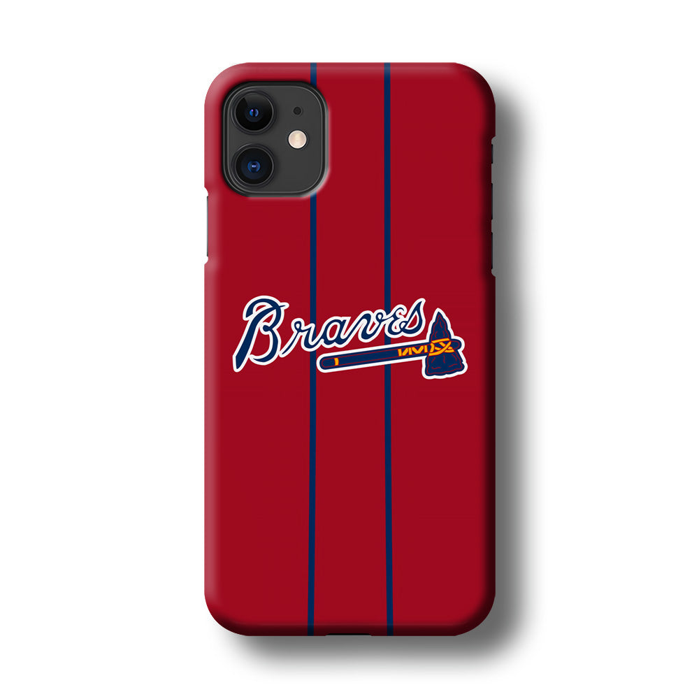 Atlanta Braves Red Light iPhone 11 Case