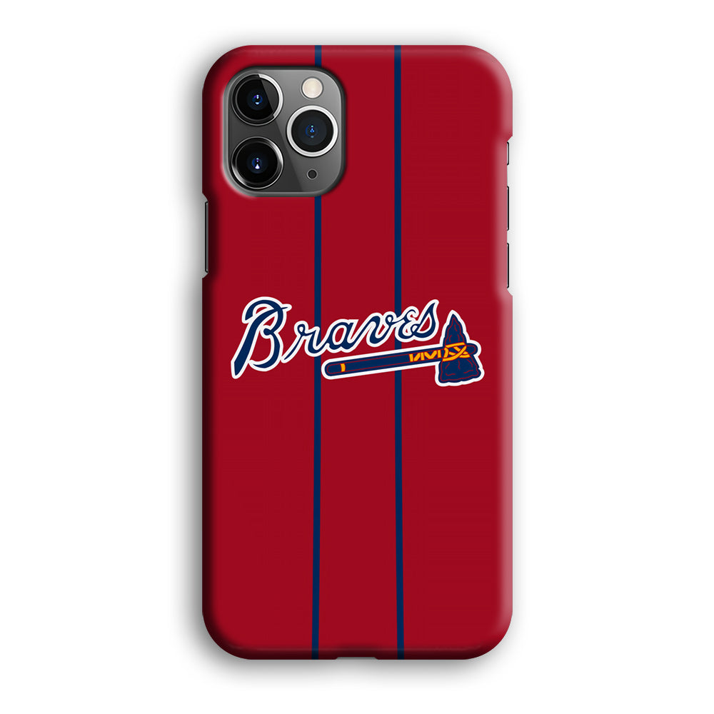 Atlanta Braves Red Light iPhone 12 Pro Case