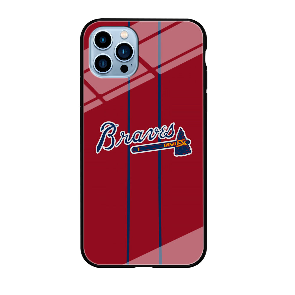 Atlanta Braves Red Light iPhone 12 Pro Max Case