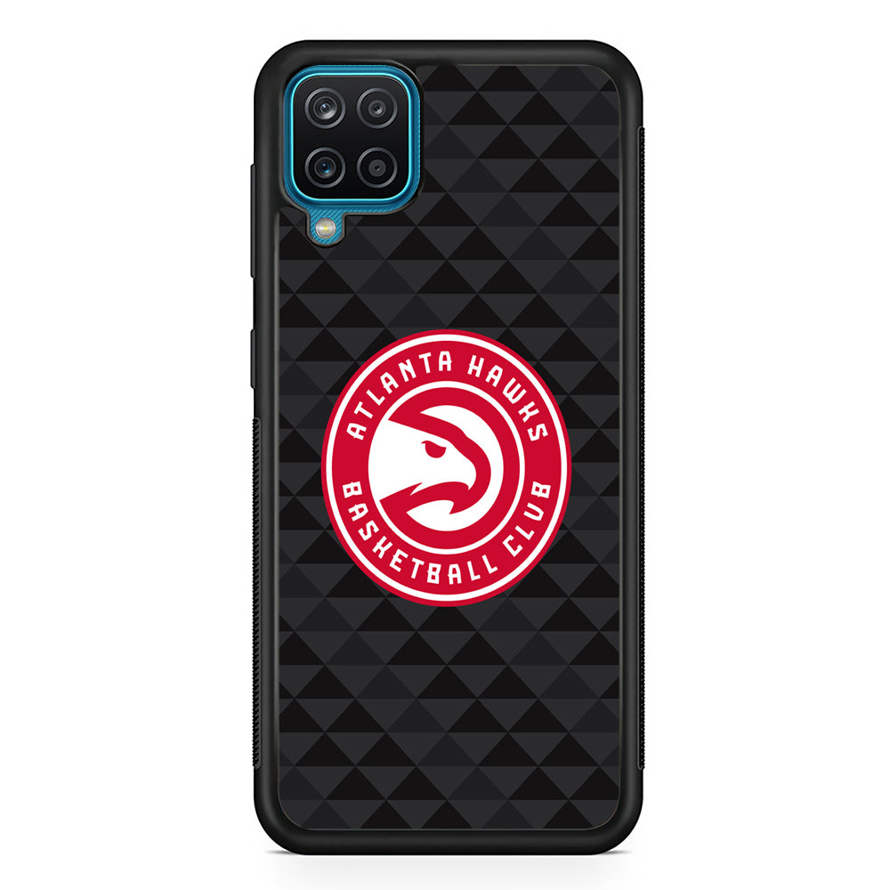 Atlanta Hawks Pattern Of Triangle Samsung Galaxy A12 Case