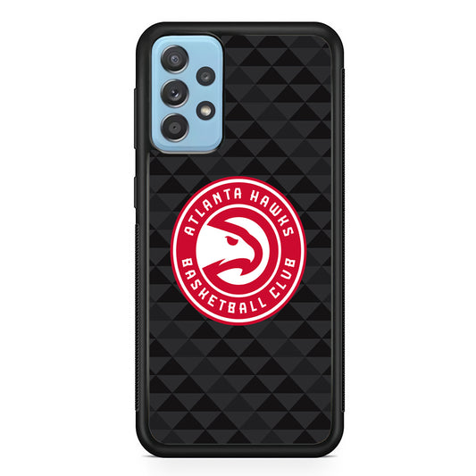 Atlanta Hawks Pattern Of Triangle Samsung Galaxy A52 Case