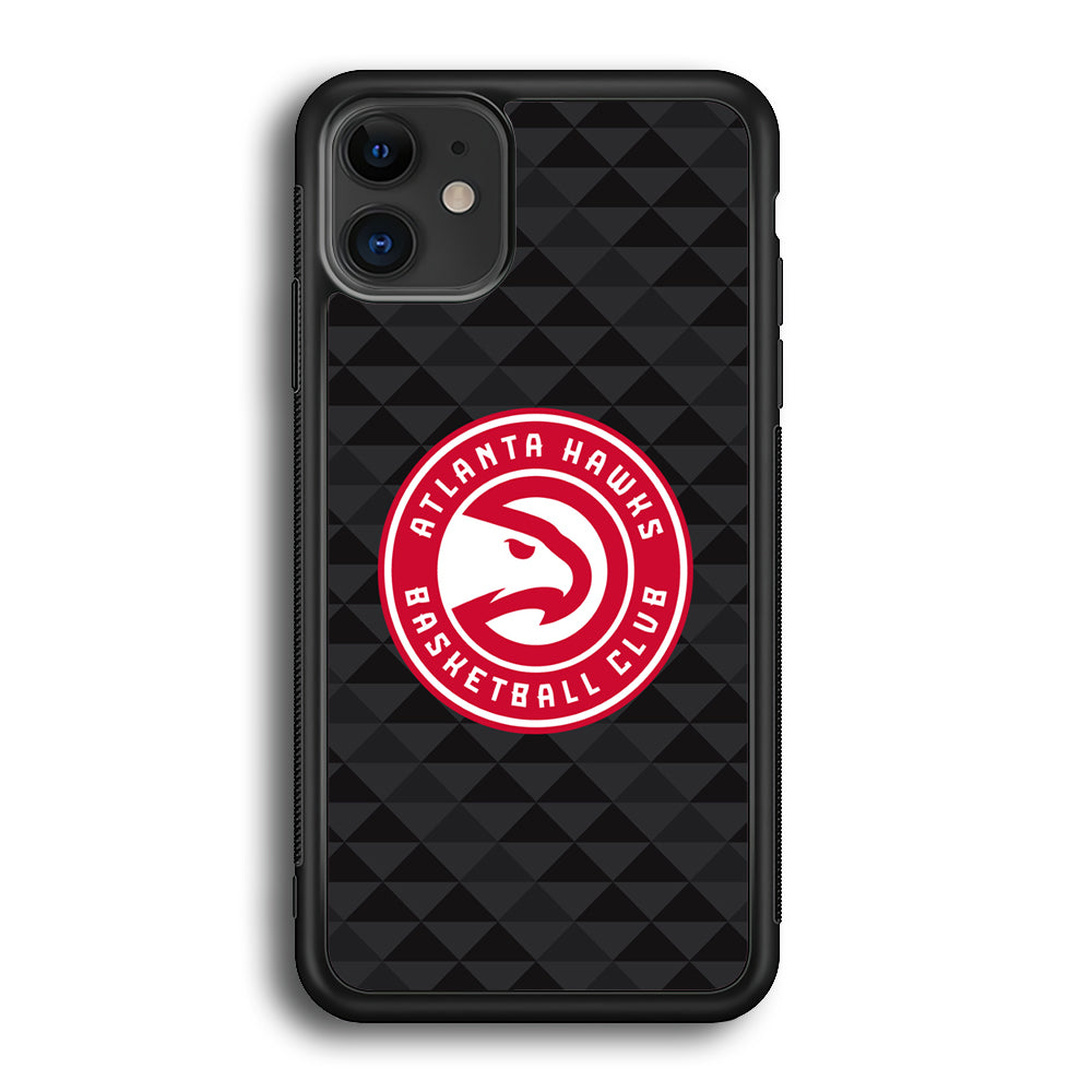 Atlanta Hawks Pattern Of Triangle iPhone 12 Case