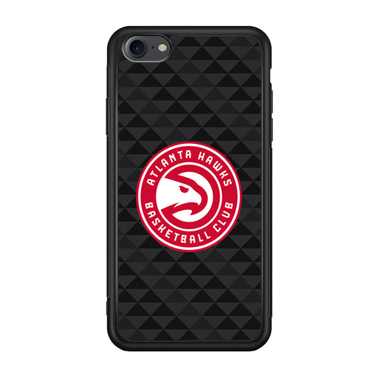 Atlanta Hawks Pattern Of Triangle iPhone 8 Case