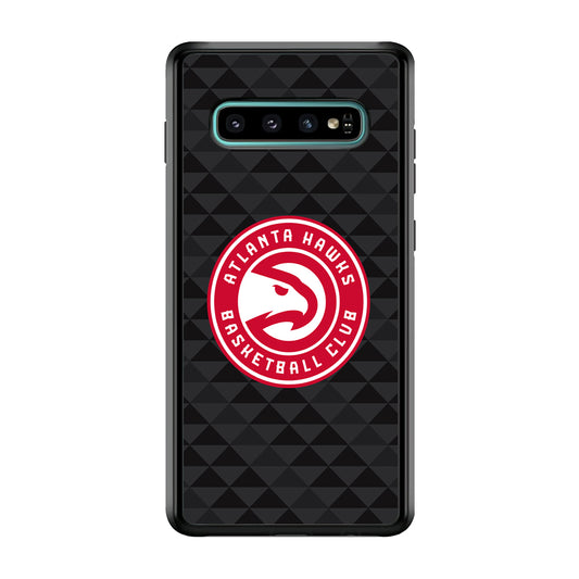 Atlanta Hawks Pattern Of Triangle Samsung Galaxy S10 Case